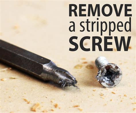 stripped screw opening repair